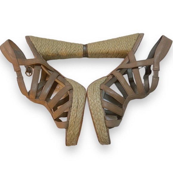 Envy Taupe Over Joy Woven Heeled Sandals Women’s Size 10, 5” Heel, Never Worn! - Picture 5 of 6